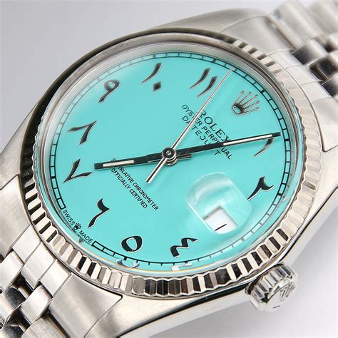 rolex datejust tiffany dial.